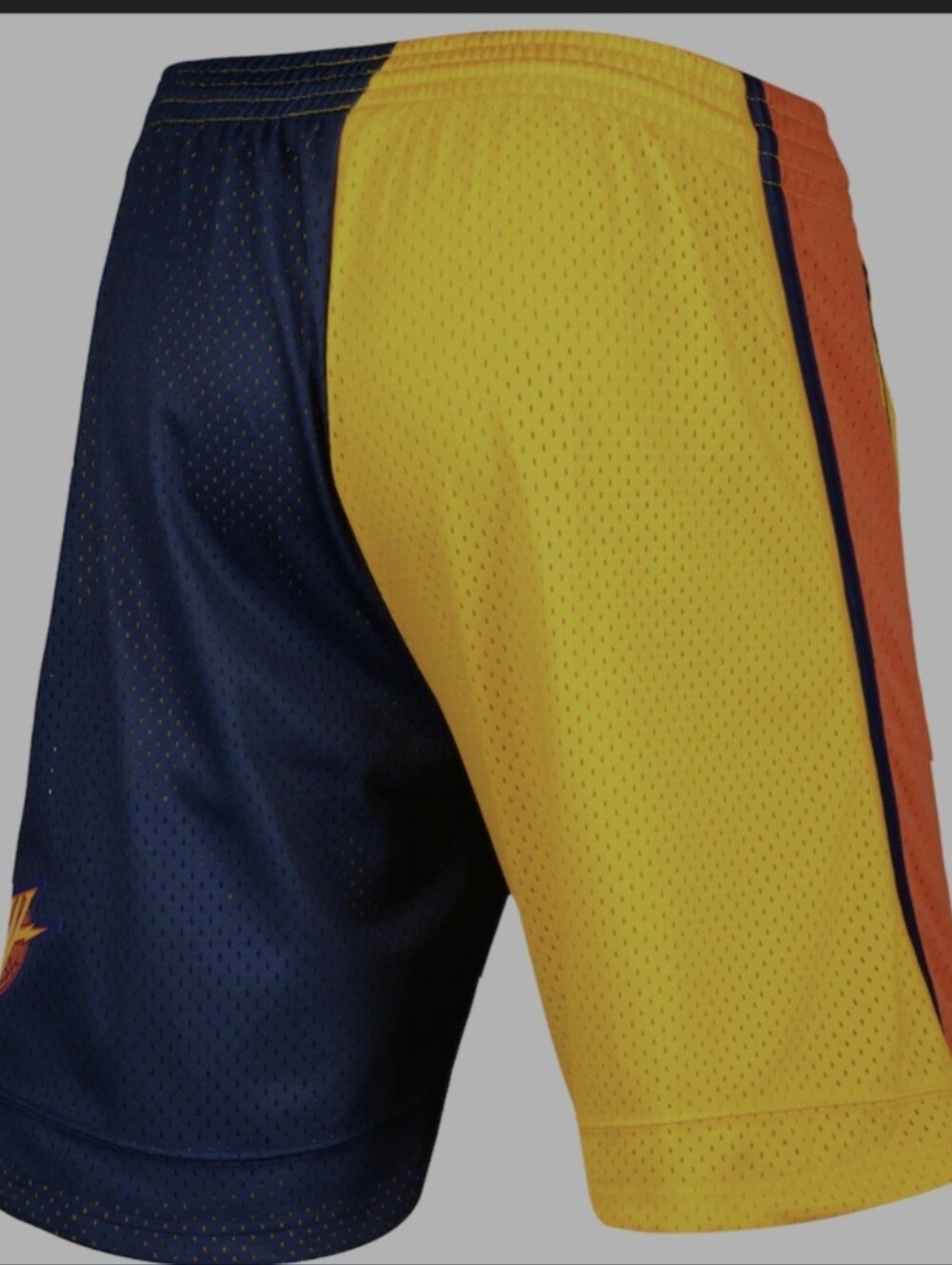 Golden State Warriors Mitchell & Ness Hardwood Classics 2009 Split Swingman Shor